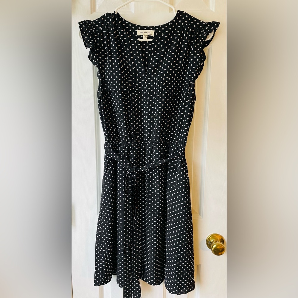Black and White Polka Dot Dress